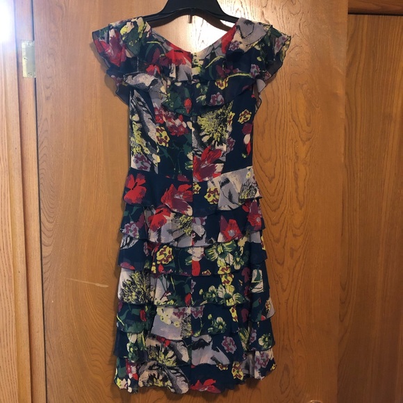 Target Go International 2008 Private Label Collection tiered ruffle dress 1 - Picture 4 of 12